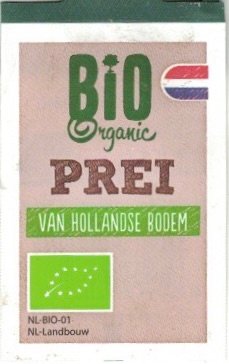 bio organic prei van Hollandse bodem land van oorsprong: nederland 4056489208518