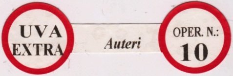 Auteri uva extra oper. n.: 10