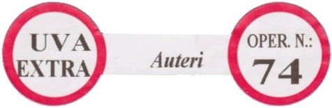 Auteri uva extra oper. n.: 74