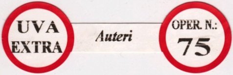 Auteri uva extra oper. n.: 75