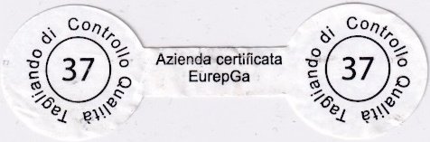 Tagliando di controllo qualita 37 azienda certificata eurepga ta gliando di controlata qualita 37