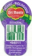 Del Monte Quality organic biologique ecuador #94011