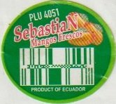 sebastian mangos frescos plu 4051 product of ecuador