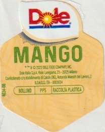 dole mango 2023 dole food company dole italia s.p.a. 4034-00
