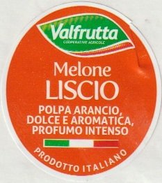 valfrutta cooperative agricole melone liscio polpa arancio dolce e aromatica profumo intenso prodotto italiano