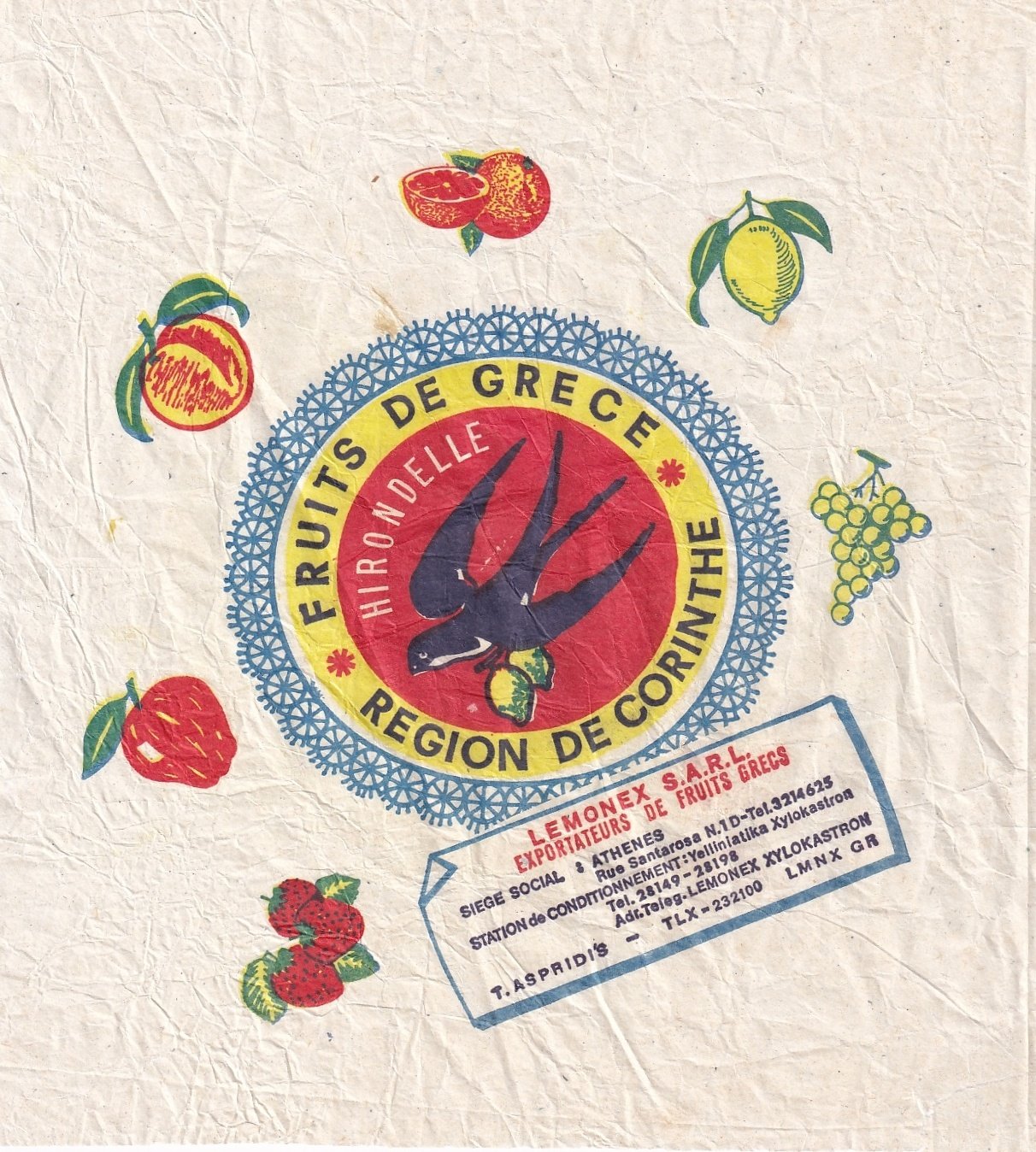 Hirondelle fruits de grece region de corinthe lemonex exportateurs de fruits grecs