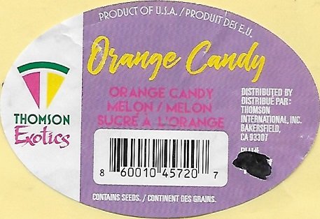 Thomson exotics orange candy melon sucre a l orange prouct of usa 860010457207