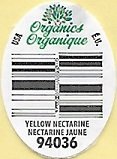 Organics organique usa yellow nectarine 94036