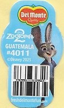 Del monte quality zootopia 2 guatemala #4011 disney 2025 freshdelmontefun.com