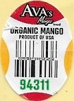 Ava s mangos brand mango organic  mango product of usa 94311