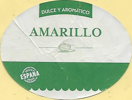 Amarillo dulce z aromatico origen espana