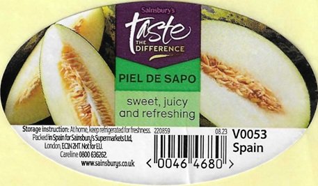 sainsbury s taste the difference piel de sapo sweet juicy and refreshing 00464680