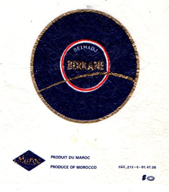 Belhadj berkane produit du maroc produce of morocco