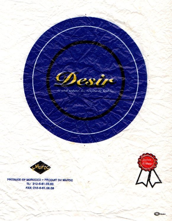 Desir le gout naturel des vergers de berkane maroc produce of morocco produit du maroc