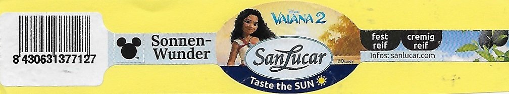 San lucar taste the sun disney vaiana 2 fest reif cremig reif 8430631377127