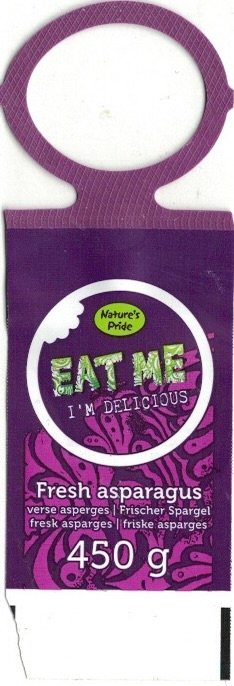 Nature s Pride eat me I m delicious fresh asparagus origin: mexoco 8717662025686