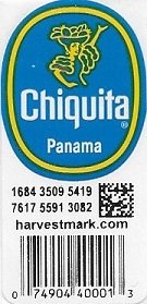 Chiquita panama 168435095419 586494790101 harvestmark.com 074904400013