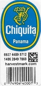 Chiquita panama 692744895712 148628497869 harvestmark.com 074904400013