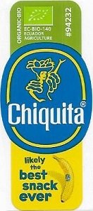 Chiquita organic bio ec-bio-140 ecuador agriculture #94232 ecuador likely the best snack ever