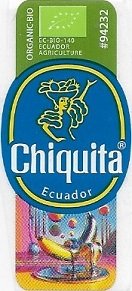 Chiquita organic bio ec-bio-140 ecuador agriculture #94232 ecuador