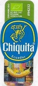 Chiquita organic bio ec-bio-140 ecuador agriculture #94232 ecuador