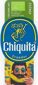 Chiquita organic bio ec-bio-140 ecuador agriculture #94232 ecuador