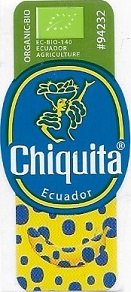 Chiquita organic bio ec-bio-140 ecuador agriculture #94232 ecuador