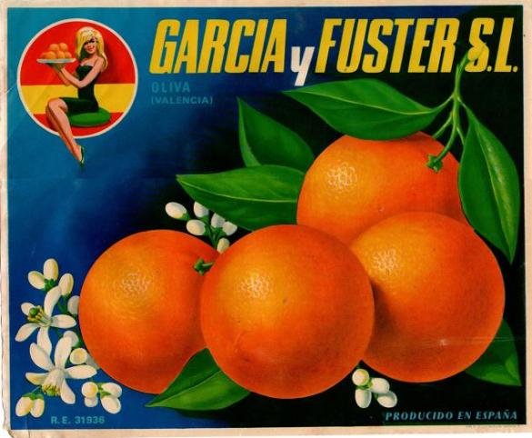 garcia y fuster sl oliva valencia re 31936 producido en espana