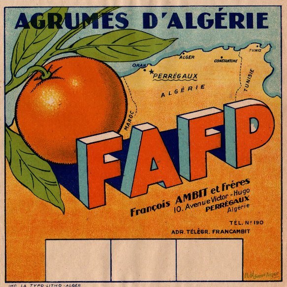 fafp agrumes d algerie francois ambit et freres