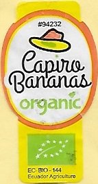 Capiro bananas organic #94232 ec-bio-144 ecuador agriculture