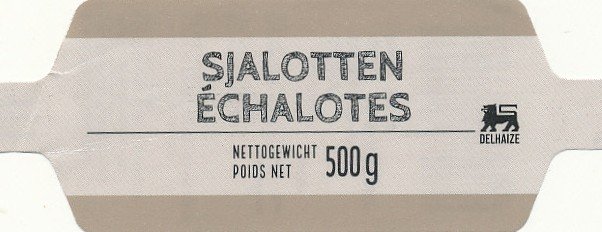 delhaize sjalotten echalotes 500 g