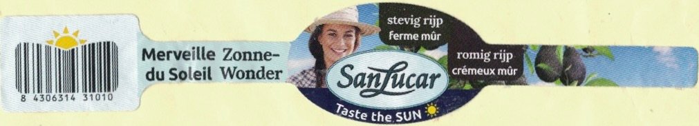 San Lucar stevig rijp ferme mur romig rijp cremeux mur Taste the sun 8430631431010 merveille du soleil zonne-wonder