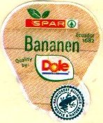 spar bananen quality by dole ecuador1682 rainforest alliance