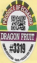 Dragon fruit #3319 produce of ecuador frutas silvestre