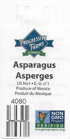 Progressive farms asparagus asperges produit du mexique 4080