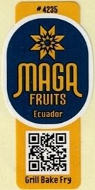 maga fruits #4235 ecuador grill bake fry