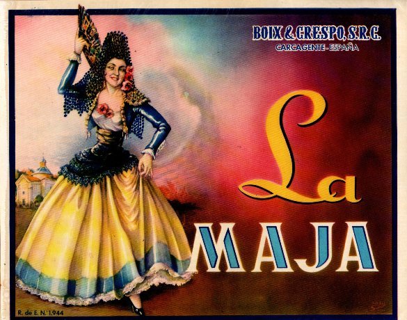 la maja boix & crespo src carcagente espana re 1944