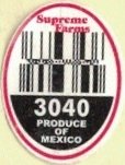 Supreme Farms 3040 produce of mexico