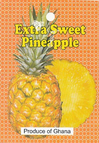 extra sweet pinapple produce of ghana 10 40037821051609>