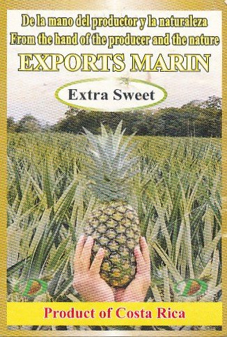 Exports marin extra sweet product of costa rica