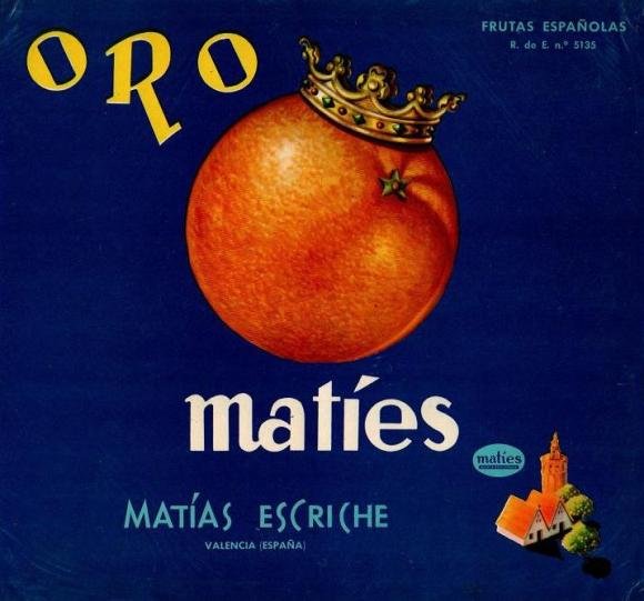 Oro maties matias escriche valencia espana r.e. 5135