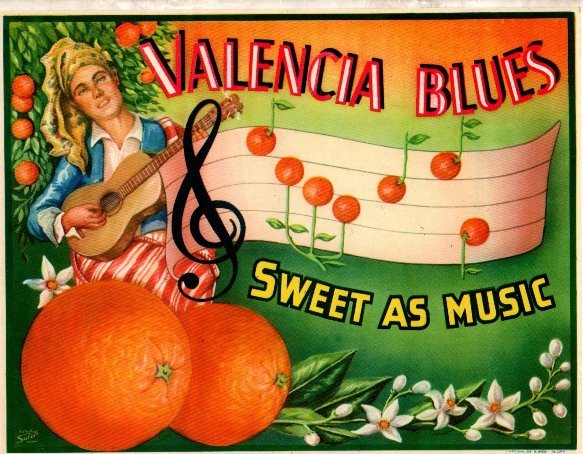 valencia blues sweet as music