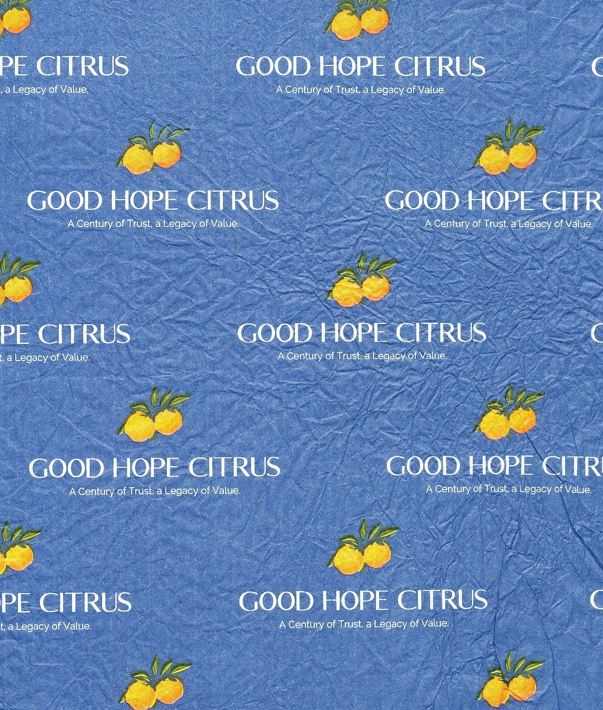 Good hope citrus a century of trust a legacy of value