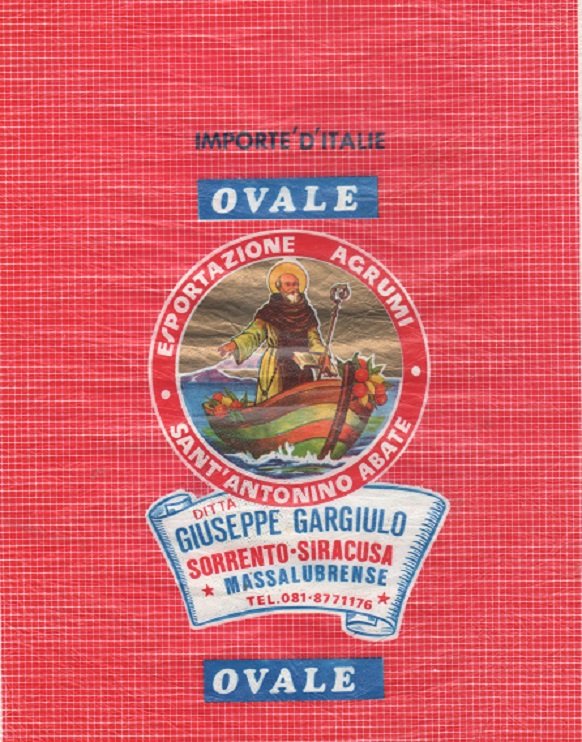 sant antonino abate ovale esportazione agrumi giuseppe gargiulo sorrento siracusa importe d italie