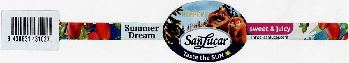 San Lucar taste the sun hoppers Summer Dream sweet & juicy infos: sanlucar.com 8430631431027