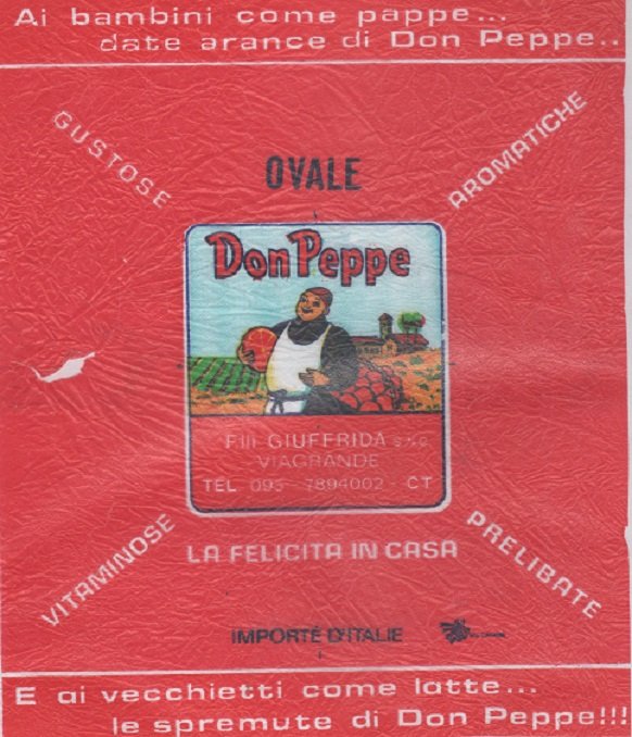 ovale don peppe la felicita in casa gustose aromatiche vitaminose prelibate ai bambini come pappe date arance di don peppe a ai vecchietti come latte le  f