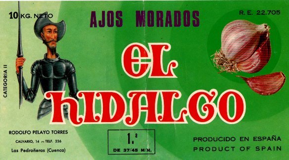 el hidalgo ajos morados re 22705 producido en espana