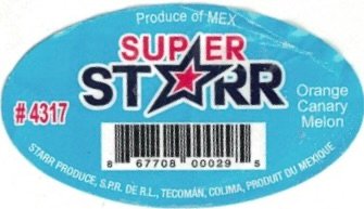 Super Starr produce of mex #4317 orange canary melon 867708000295