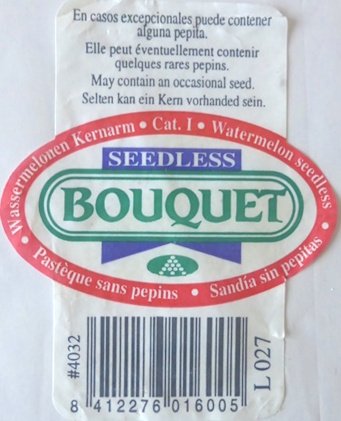 Bouquet seedless #4032 l027 8412276016005