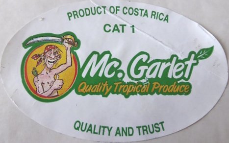 mc garlet quality and trust product of costa rica cat 1